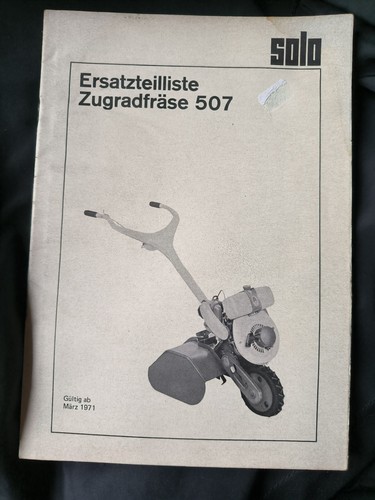 Solo ersatzteilliste - solo,