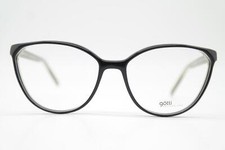 Brille Götti Switzerland MAZE BLKY Schwarz Transparent Oval Brillengestell Neu