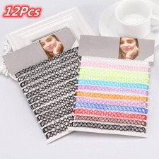 12X Tattoo Elastisch Choker Halskette Gothic Schwarz Retro Punk Dehnbar Halsband