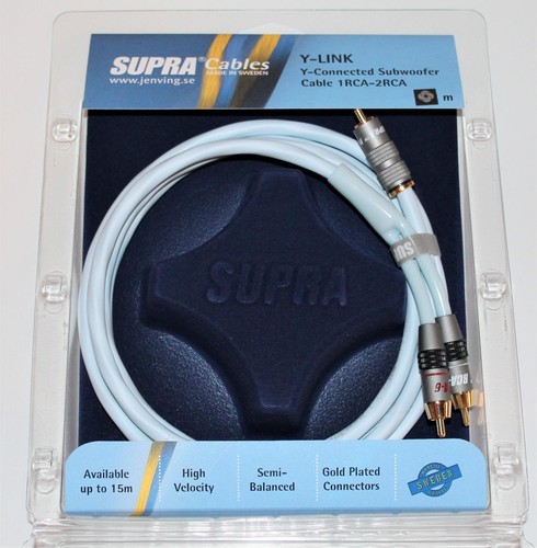 Supra cables link rca - cables, y-link