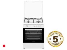 Oranier STG599 Gas Standherd Weiß Backofen Herd 50cm Küche