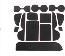 Becherhalter-Matten und Einsätze für Honda RAV4(2019–2022)Autozubehör-Set, Braun