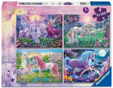 Kinderpuzzle 4x100 Teile -
