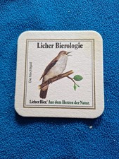 Bierdeckel Nachtigall - Licher