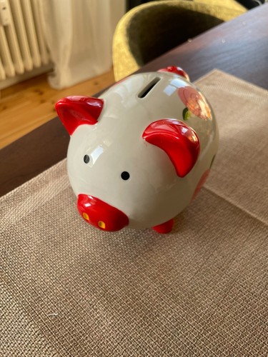 Keramik sparschwein - sparschwein, •