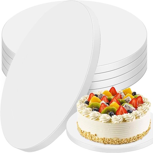 Cake board 30cm rund weiß - cake,