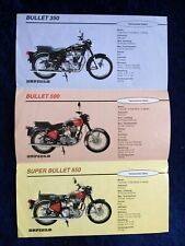 Royal Enfield Lightning 550 Super Bullet 650 Bullet 500 350 Diesel Prospekt