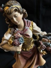 Holzfigur Handgefertigt Frau