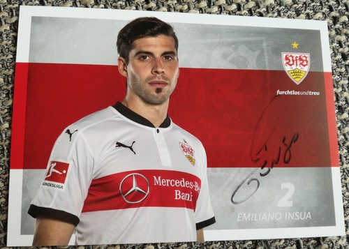 Autogrammkarte emiliano insua - autogrammkarte,