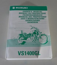 Betriebsanleitung / Handbuch Suzuki VSL 1400 GL Intruder Stand 05/1997