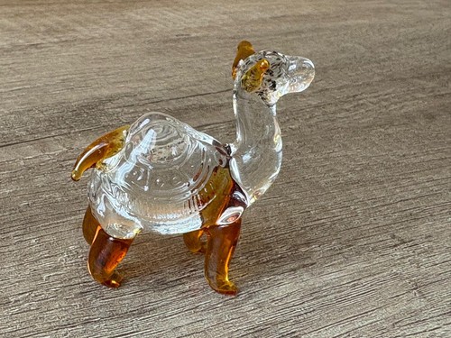 Glas figuren camel - figuren, neu