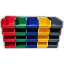 Sichtlagerboxen Stapelboxen XS-XL | Lagerboxen Werkstatt Garage Keller | Stapeln