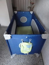 Chicco Baby/Kinder-Reisebett mit Klappmatratze, gebraucht, Farbe blau