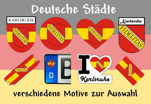 Aufkleber flagge wappen kfz - aufkleber-, flagge-wappen-kfz