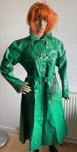 Grundens green pvc regenmantel - green,