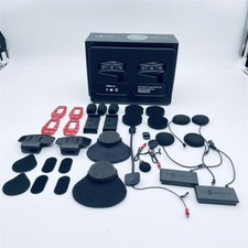 INTERPHONE UCOM4TP | Doppelt | Bluetooth 5.0 Helm-Gegensprechanlage für Motorräd