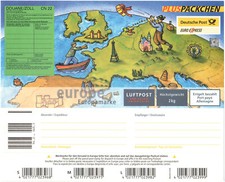 Päckchenmarke PLUSPÄCKCHEN Europamarke LUFTPOST bis 2 kg selbstklebend ** NEU **