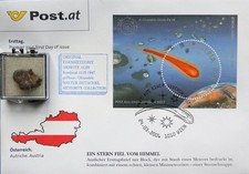 AUSTRIA ÖSTERREICH 2006 Block 32 Post from another World SIKHOTE ALIN Metorite