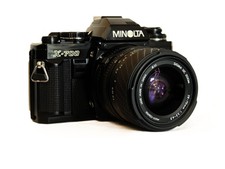 Minolta x700 mit 4 Objektive und Zubehör