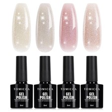 TOMICCA Glitter UV Gel Set 4