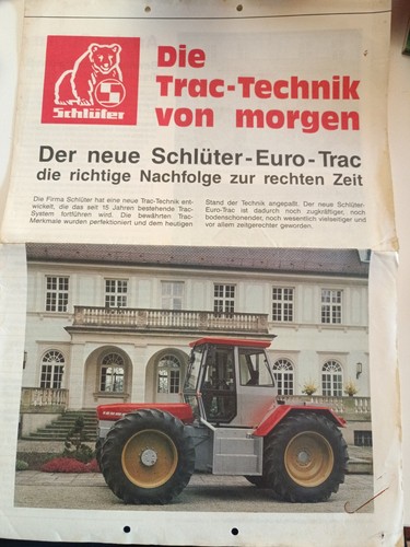 Original prospekt schlüter - prospekt,