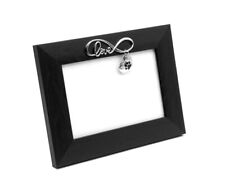 B-Ware Fotorahmen Schwarz mit Gravur Andenken Hunde Bilderrahmen Liebe Haustier