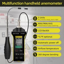Digitales Anemometer Luftgeschwindigkeitsmessgerät Windgeschwindigkeitsmesser DE