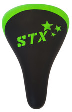 Fahrradsattel "Kawasaki STX" für 12"/14" Kinderfahrräder, schwarz/grün