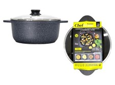 Kochtopf Topf 28 cm Glasdeckel