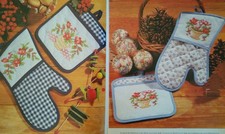 Stickvorlage, Kreuzstich  aus Handarbeitsheft,   "  2 kleine Blumenmotive     "