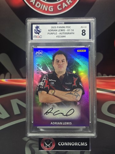 Adrian lewis auto pdc - auto, /16