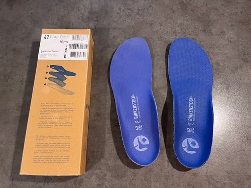 New birkenstock blue insoles - new,