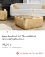 Tisch Aluminium Handgefertigt