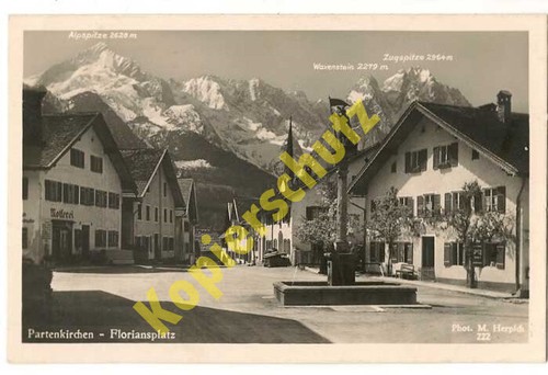 Berchtesgaden marktplatz - berchtesgaden, ak