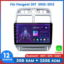 Für Peugeot 307 2002-2013 2+32GB Carplay Autoradio Android GPS NAVI BT DAB+ WIFI