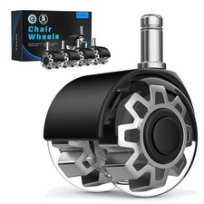 Bürostuhl Rollen,Gummirollen,Leise,Hartboden,Teppich,Laminat,Schreibtischstuh...