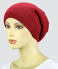 Mütze Strick Beanie rot  unisex Damen Herren Neu