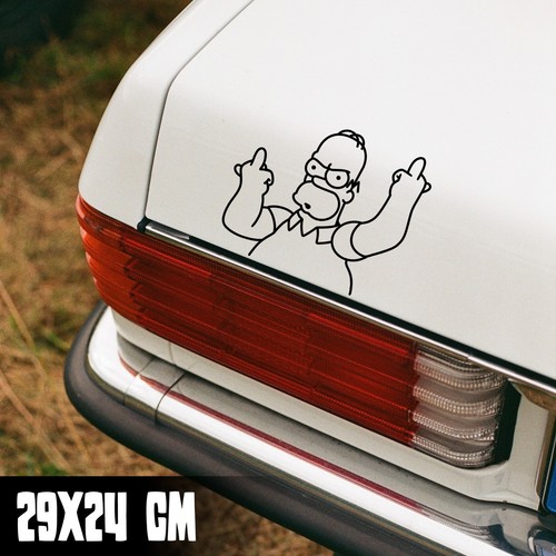 Auto aufkleber homer fuck - aufkleber, "homer