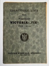 VICTORIA V99 BL "FIX" - Ersatzteilliste - original Buch | oldtimer Katalog