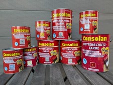 CONSOLAN Das Original Wetterschutz-Farbe Wetterschutzfarbe seidenglanz 2,5/0,75l