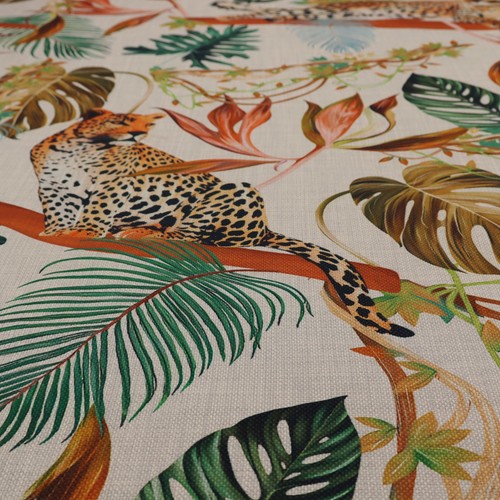Leopard dschungel polsterstoff - leopard,