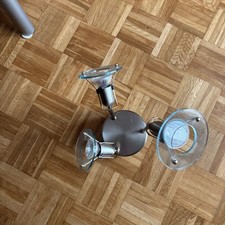 Lampe Mit 3 Leuchten LED Gold/silberfarbe „wolf Leuchten „