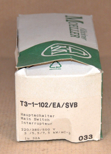 Moeller 102 ea svb - moeller, t3-1-102/ea/svb