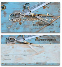 Geschenkgutscheine Gutscheinkarten Friseursalon Friseur Barber Herren Salon