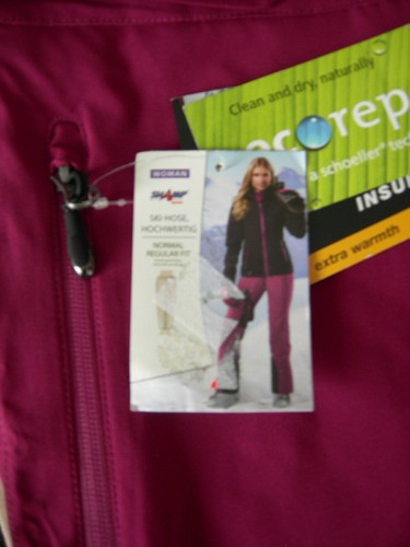 Damen skihose m bordo - damen,