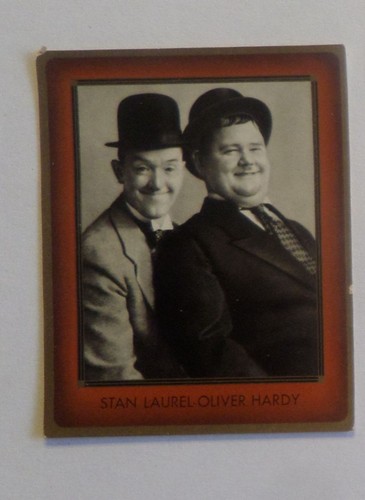 Laurel hardy sammelkarte - laurel,