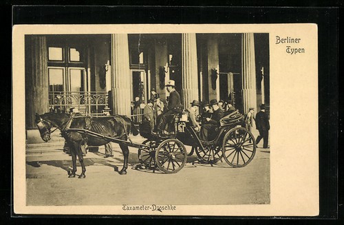 Berlin taxameter droschke - berlin,, taxameter-droschke