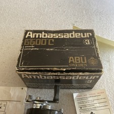 Angelrolle,ambassadeur 6600C,funktionsfähig,Retro,Vintage,Schweden,original