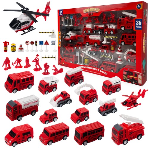 Feuerwehr spielset tlg mit - spielset, 35-tlg.