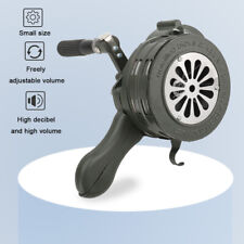 Handsirene Aluminiumgehäuse Sirene Handkurbel Einklappbar Alarmsirene 110dB